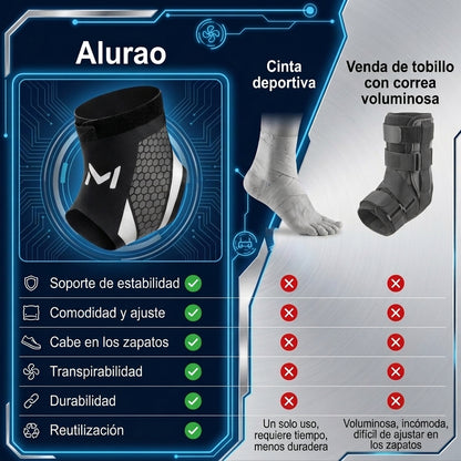 Brivori™ - Tobillera Deportiva de Compresión Ajustable