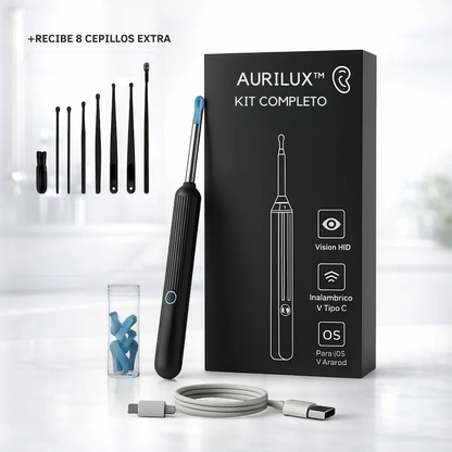 AURILUX™ – Limpiador inteligente para los oídos
