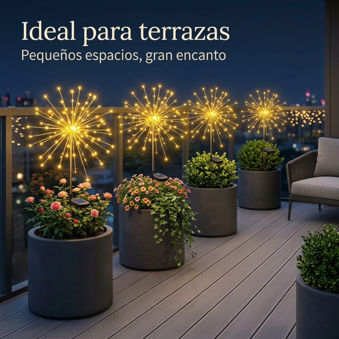 AURAFLEUR™ - Lámpara solar de jardín con forma de estrella