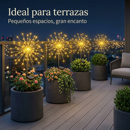 AURAFLEUR™ - Lámpara solar de jardín con forma de estrella