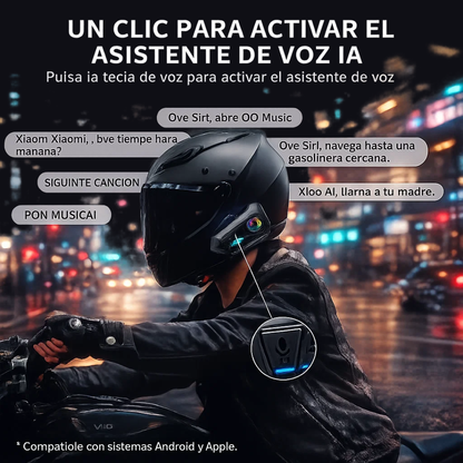 VELOXION™ - Intercomunicador inteligente para casco V12
