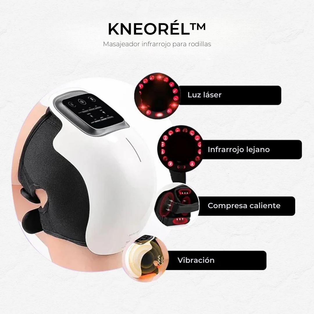 KNEORÉL™ – Masajeador infrarrojo para rodillas