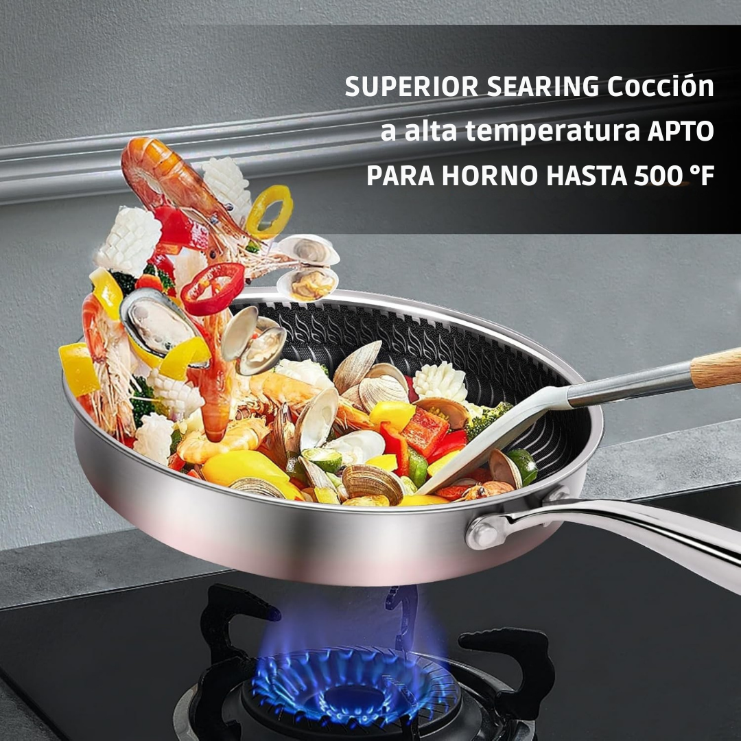 NOVACERA™ – Sartén Híbrido de Alto Rendimiento