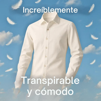 AurenFold™ – Camisa Antipiega de Corte Ajustado