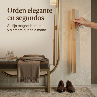 WOODVIA™ -  Zapatero magnético de madera