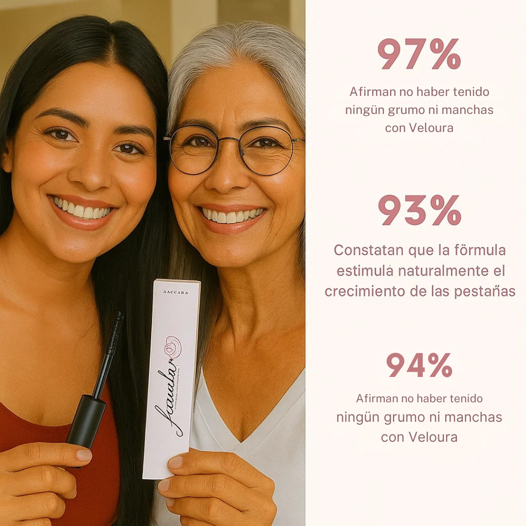 Veloura™ –Máscara natural alargadora y fortificante