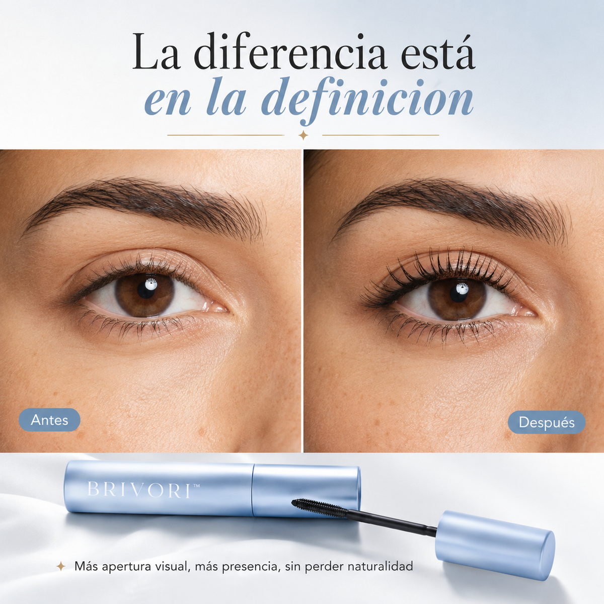 Brivori™ - Máscara para Pestañas Más Largas