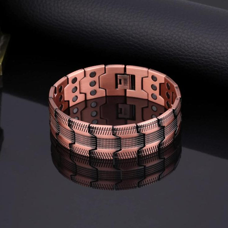 CobreZen™ – Pulsera terapéutica de cobre auténtico