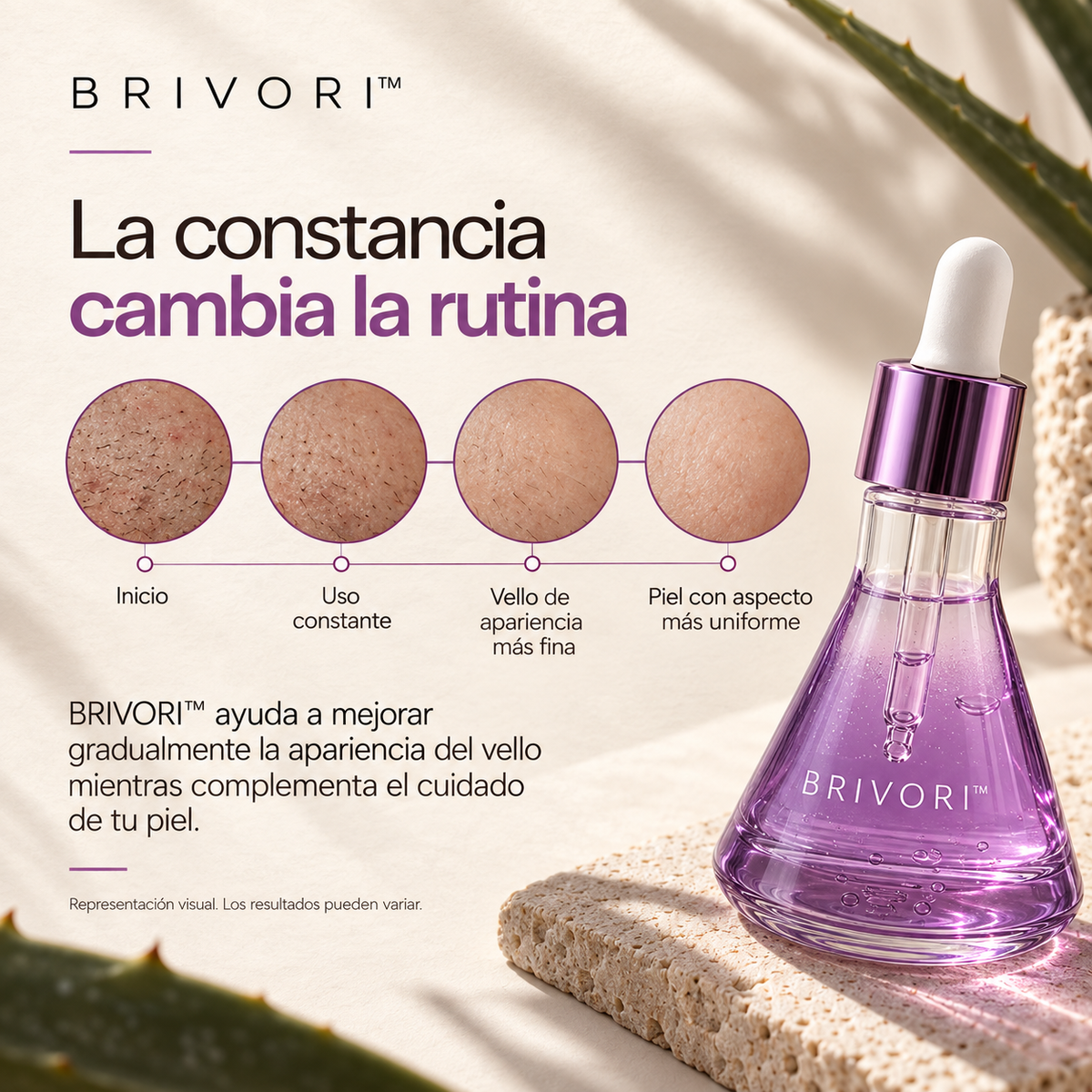 Brivori™ - Sérum Inhibidor de Vello Natural