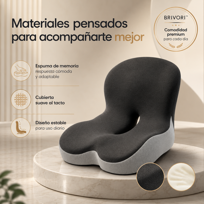 Brivori™ - Cojín Ergonómico de Asiento
