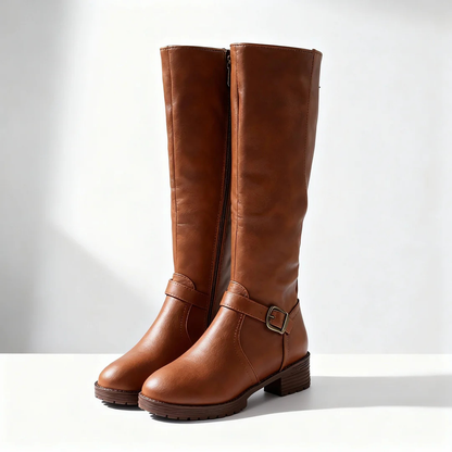 ALVINA™ – Botas Elegantes Tacón Bajo Para Mujer