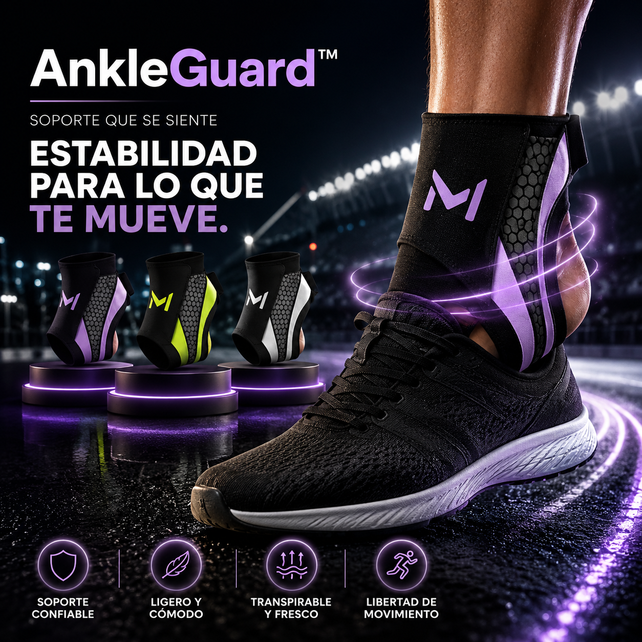 AnkleGuard™ - Soporte dinámico