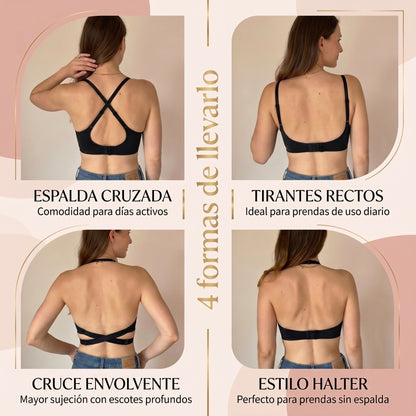 LUNÉVIA™ - Sujetador suave de 4 vías