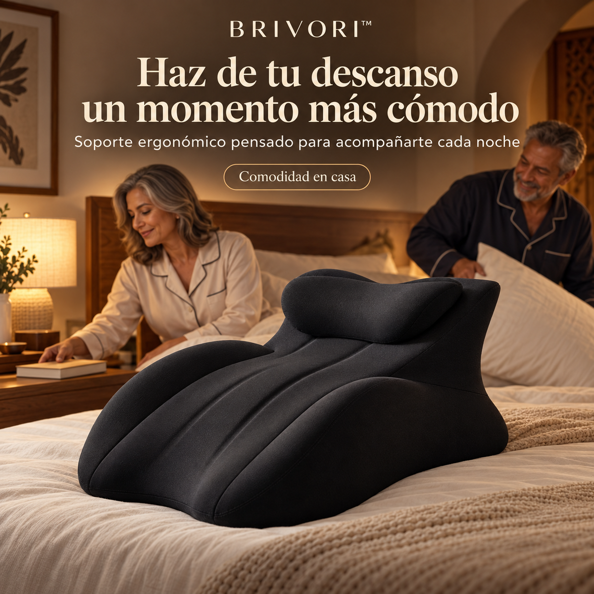 Brivori™ - Cojín Ergonómico de Intimidad para Parejas