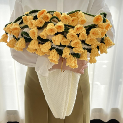 Floravía™ – Manta Bouquet Tejida a Mano