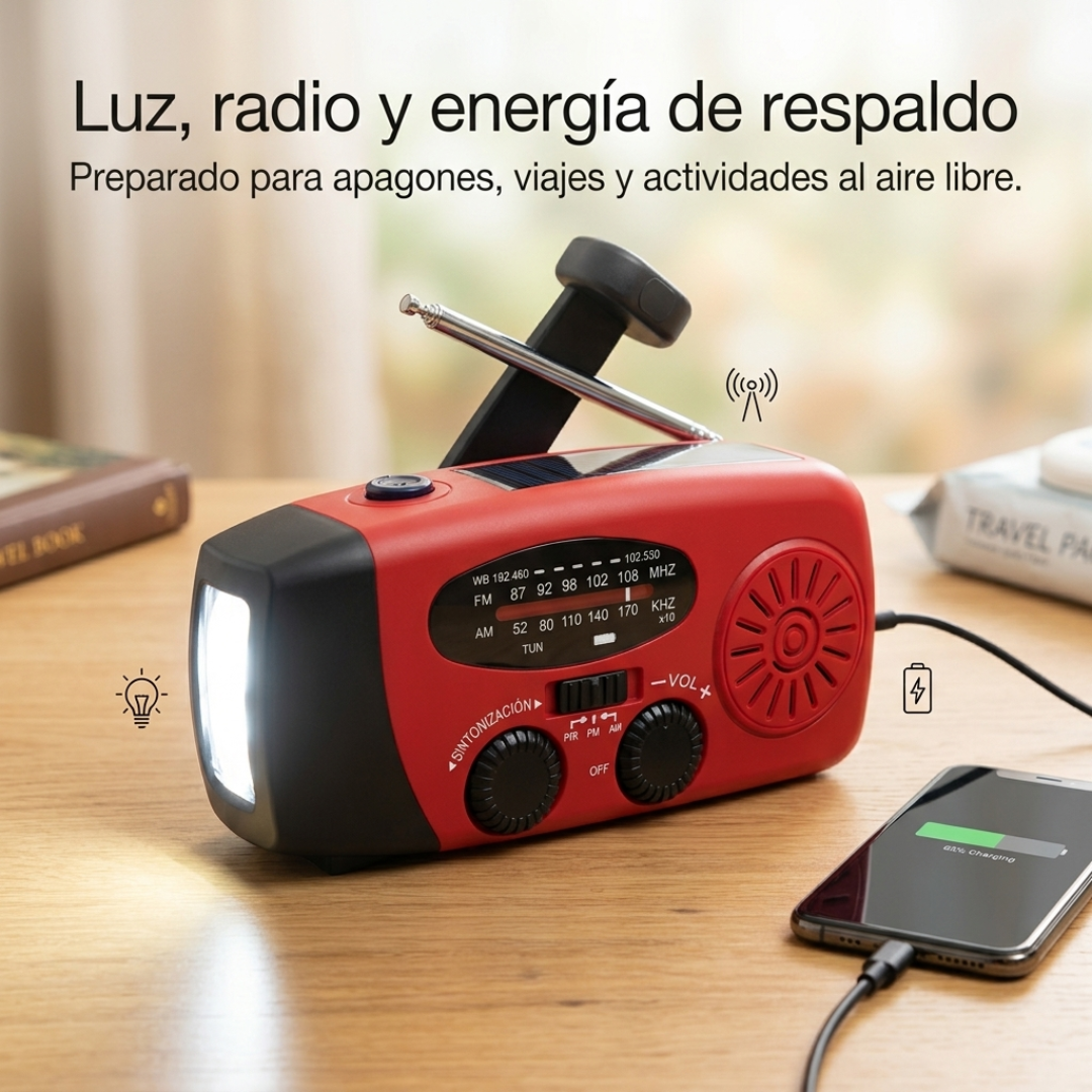 VIGORIX™ - Radio de energía de emergencia