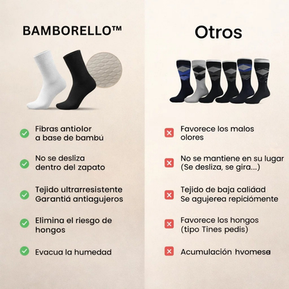 Bamborello™ - Calcetines Premium de Fibra de Bambú