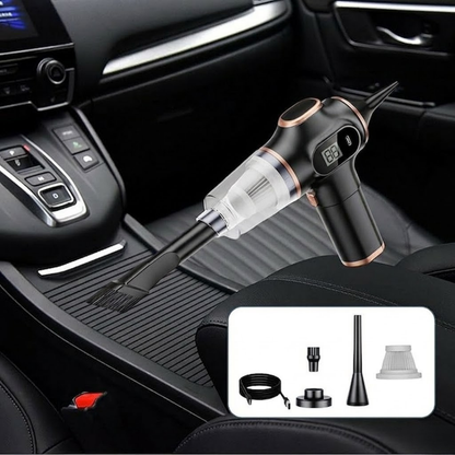 AEROVEX™ Aspiradora compacta para coche con turbocompresor