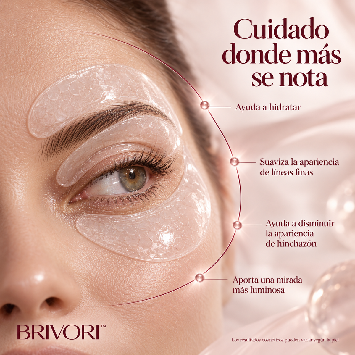 Brivori™ - Parches de Colágeno y Péptidos para Ojos