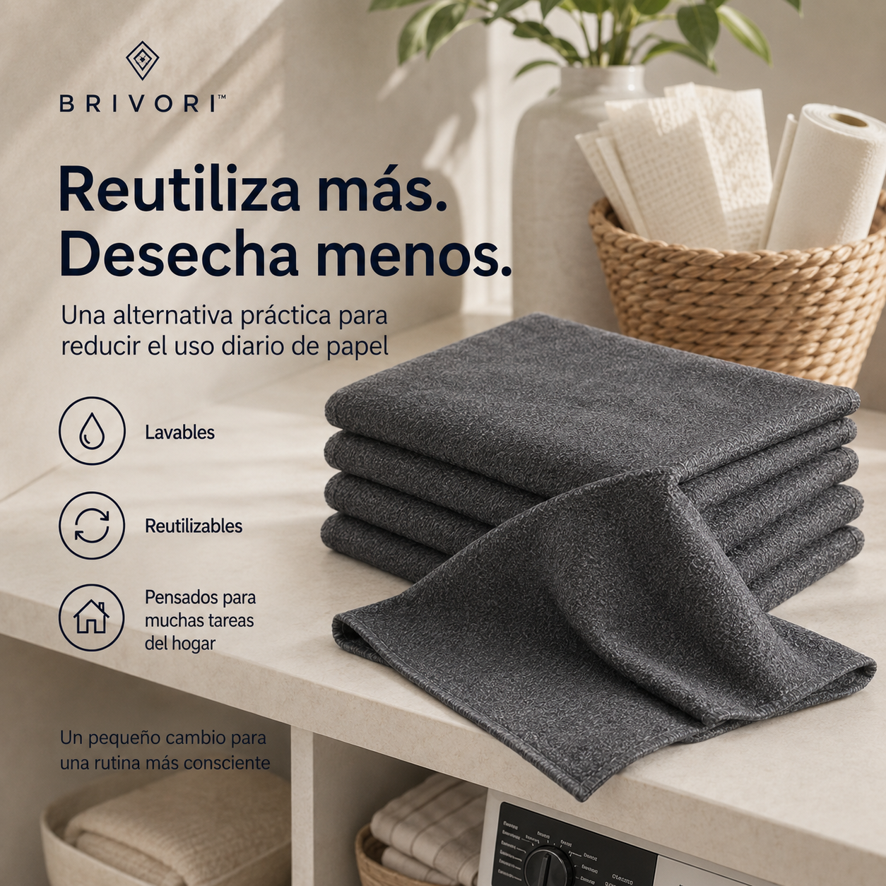 Brivori™ - Paños Mágicos Reutilizables