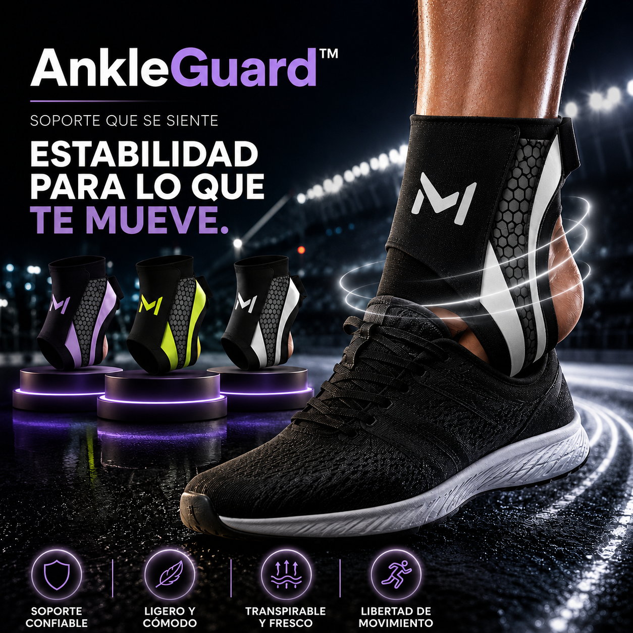 AnkleGuard™ - Soporte dinámico