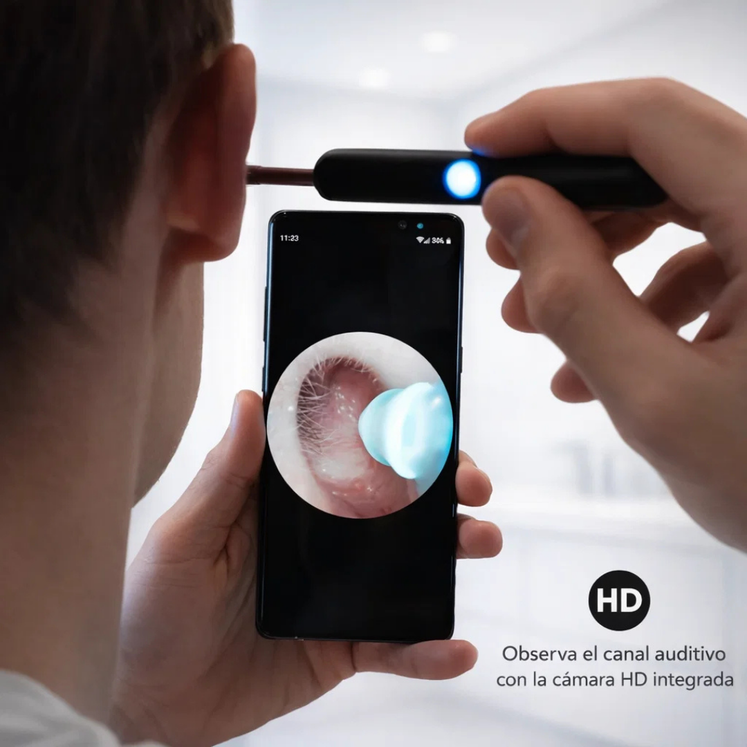 AURILUX™ – Limpiador inteligente para los oídos