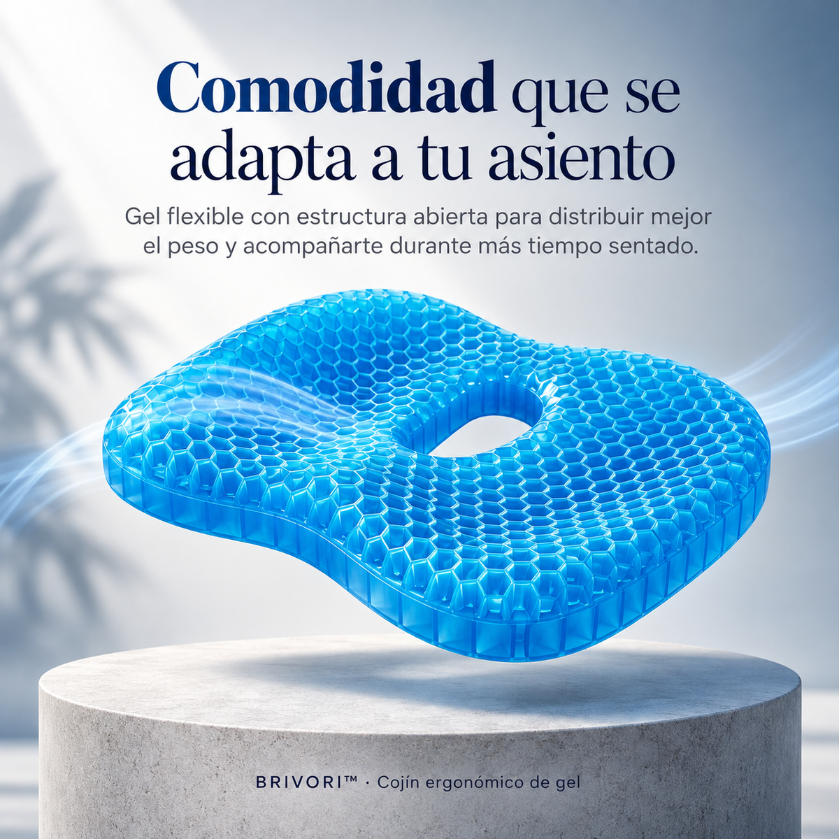 Brivori™ - Cojín de Gel Ortopédico para Coxis