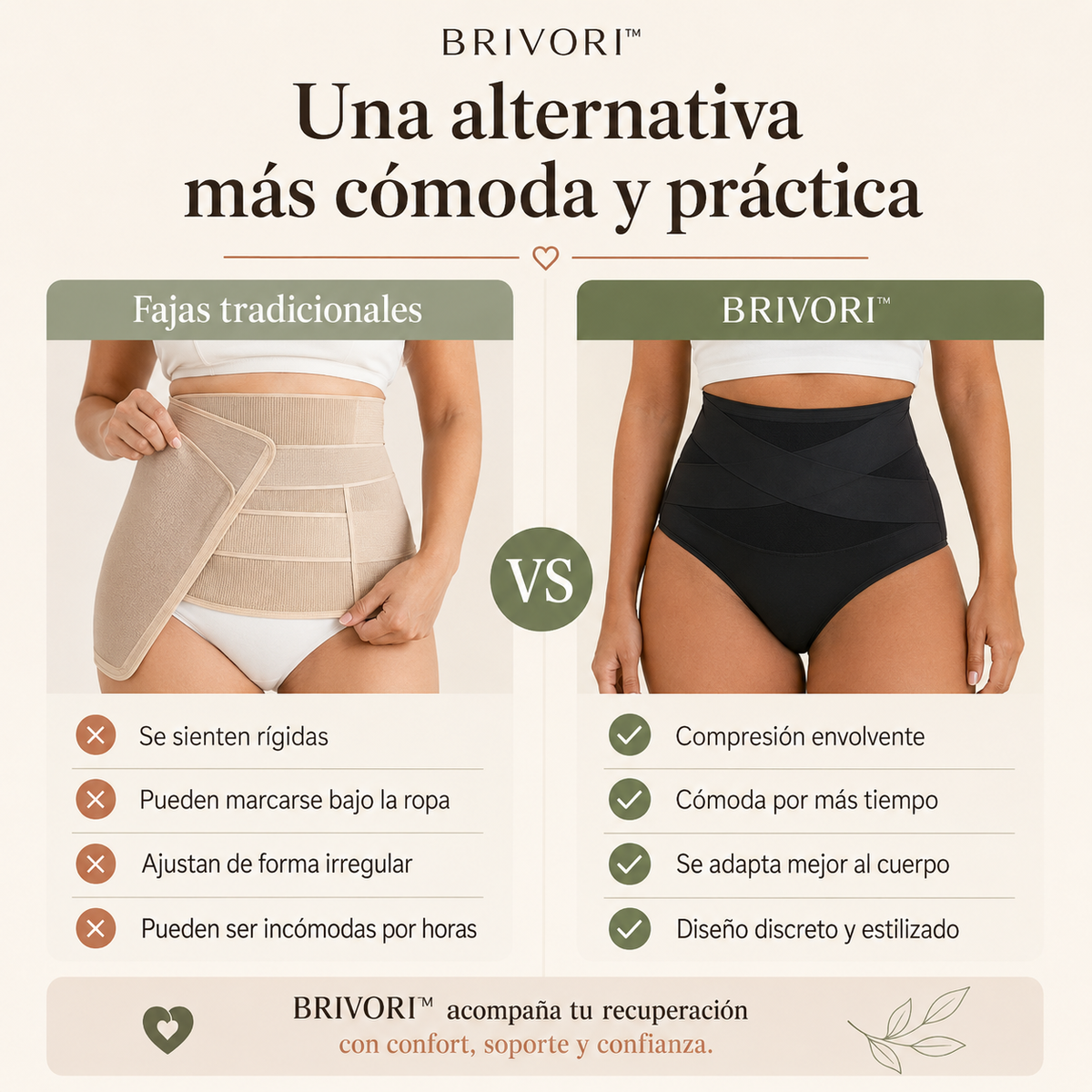 Brivori™ - Faja Moldeadora Postparto