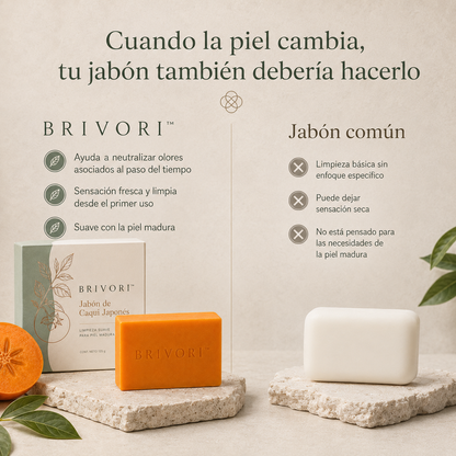 Brivori™ - Jabón de Caqui Japonés Neutralizador de Olor