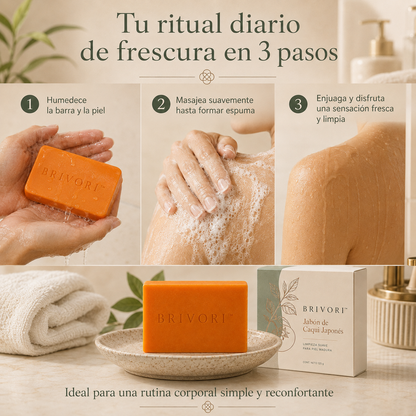 Brivori™ - Jabón de Caqui Japonés Neutralizador de Olor