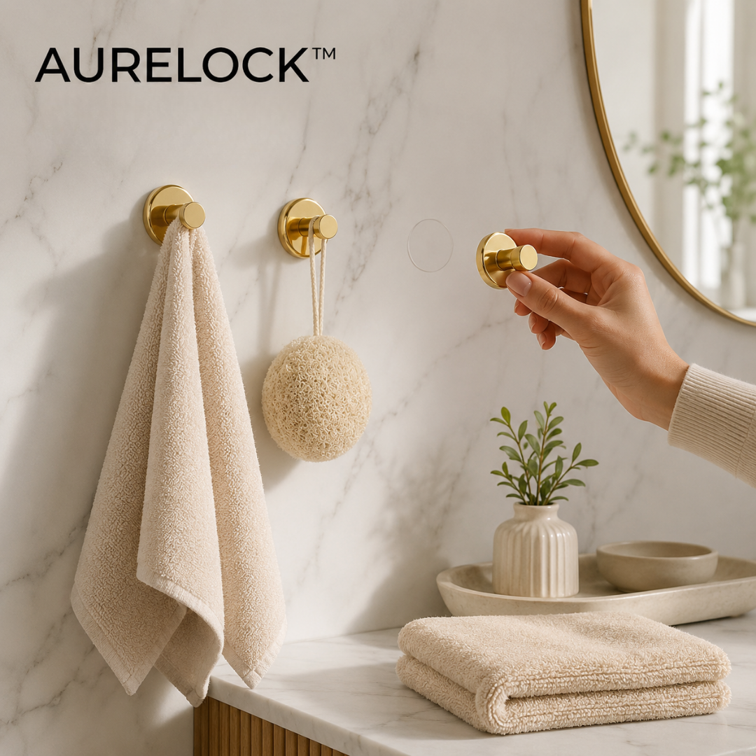 AURELOCK™ - Ganchos de succión con cierre giratorio