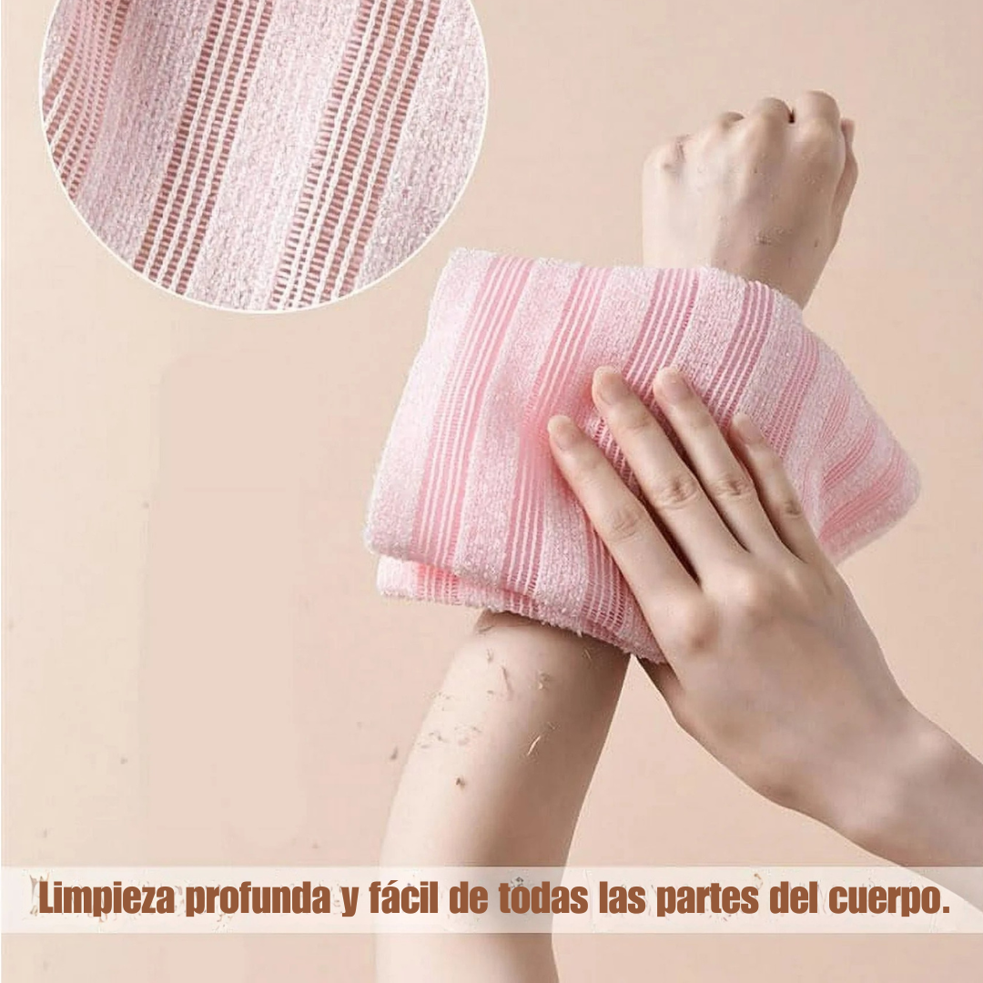 AUREVIA™ - Toalla exfoliante seda pura