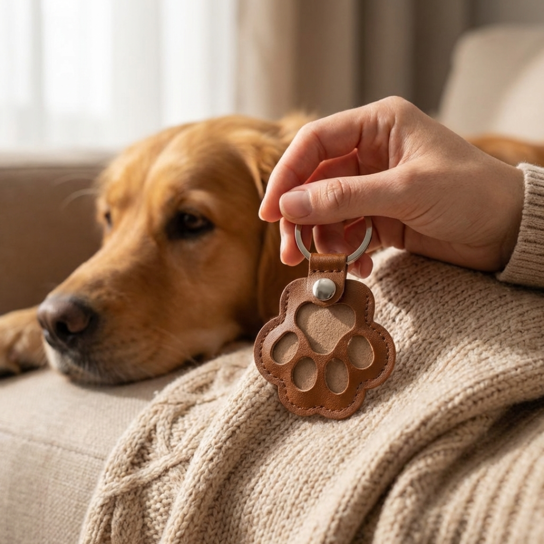 PAWLORA™ - Colgante con forma de pata de recuerdo