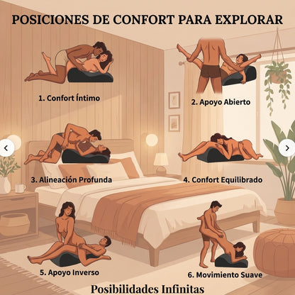 Brivori™ - Cojín Ergonómico de Intimidad para Parejas