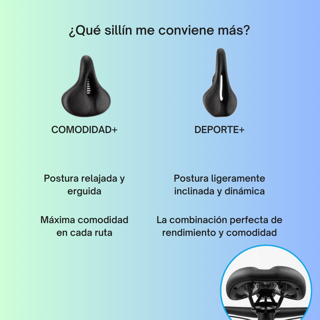 ALTURA™ – Sillín Ergonómico de Confort