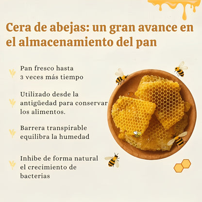 APIAVERA™ - Caja para pan de cera de abeja natural