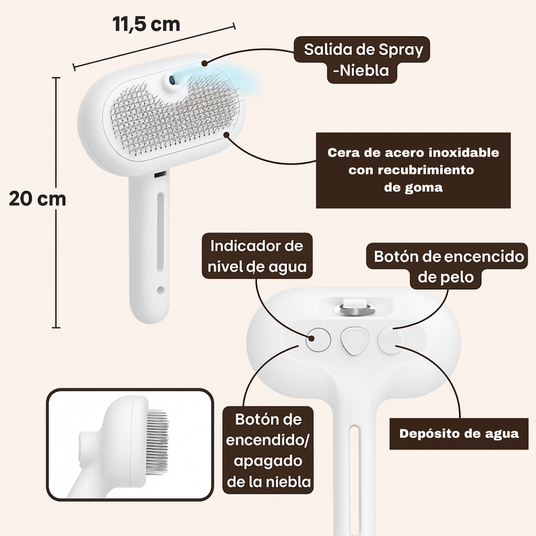 Brivori™ - Cepillo profesional para mascotas