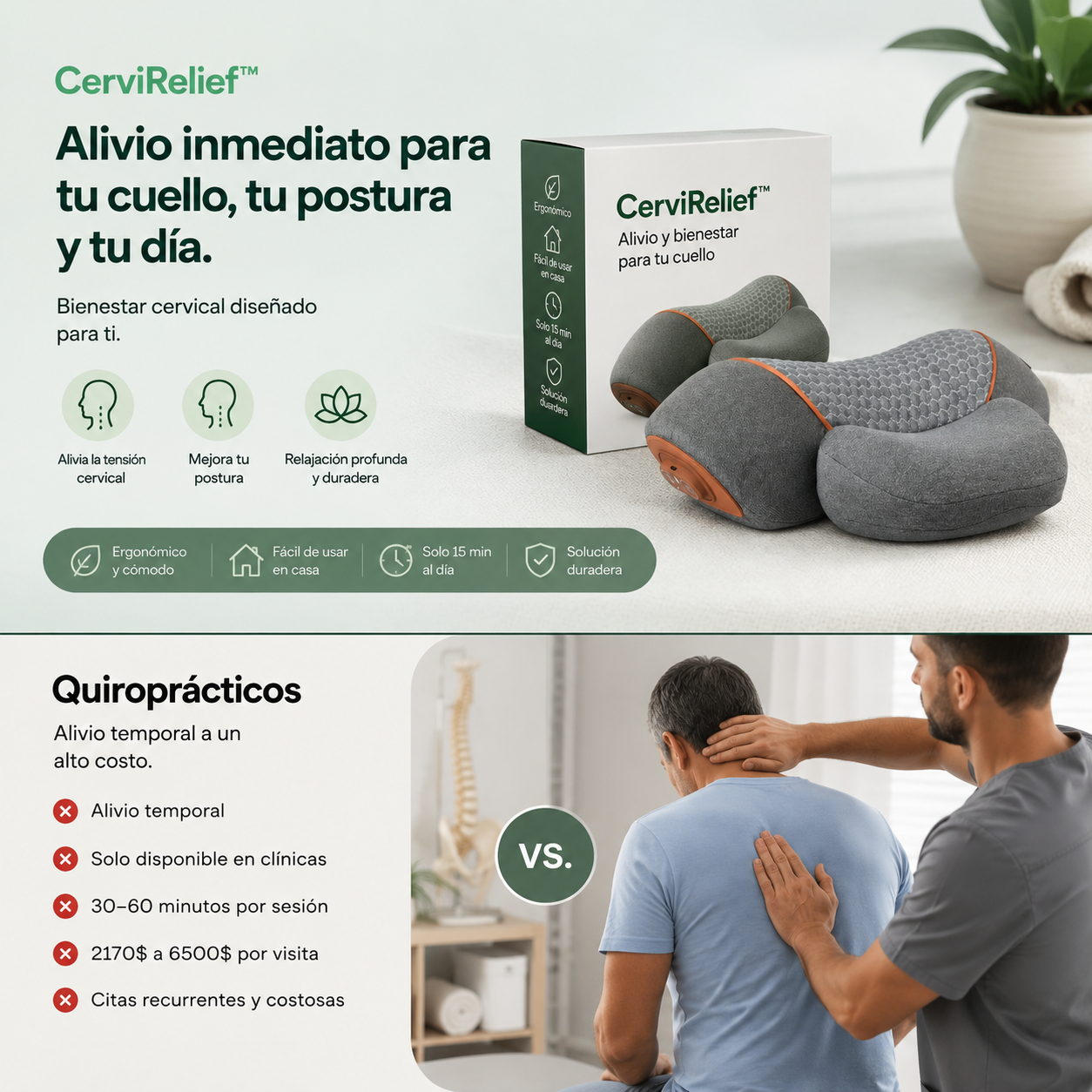 CerviRelief™ – Alivio natural del dolor de cuello