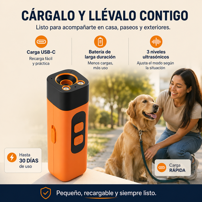 Brivori™ – Control Ultrasónico Antiladridos para Perros