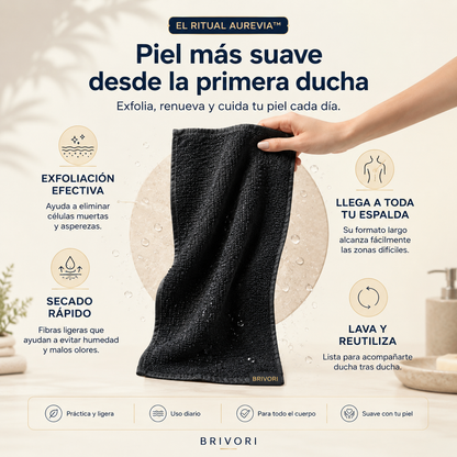 Aurevia™ – Toalla Exfoliante Corporal