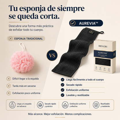 Aurevia™ – Toalla Exfoliante Corporal