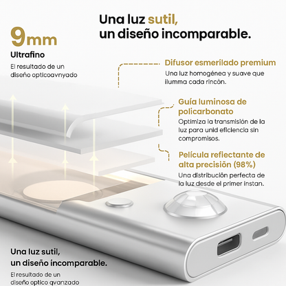 LuzMotion 3.0™  | Regleta LED inalámbrica con sensor de movimiento