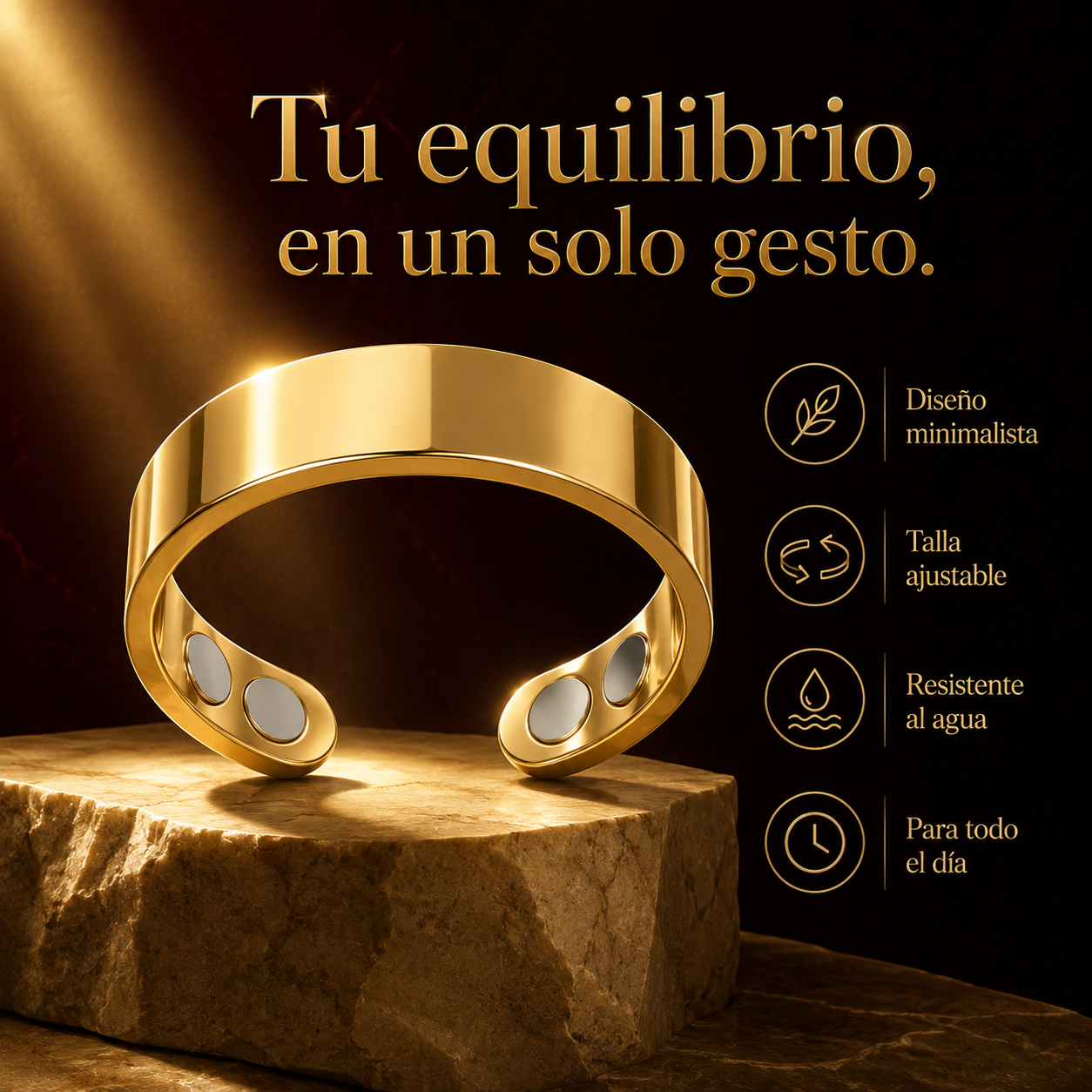 Anillo Brivori™ - Magnetoterapia & Acupresión