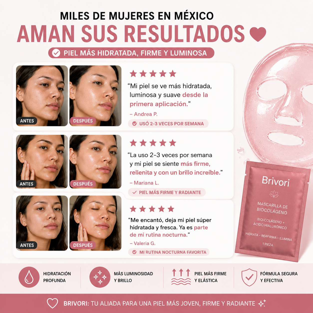 Mascarilla de Biocolágeno