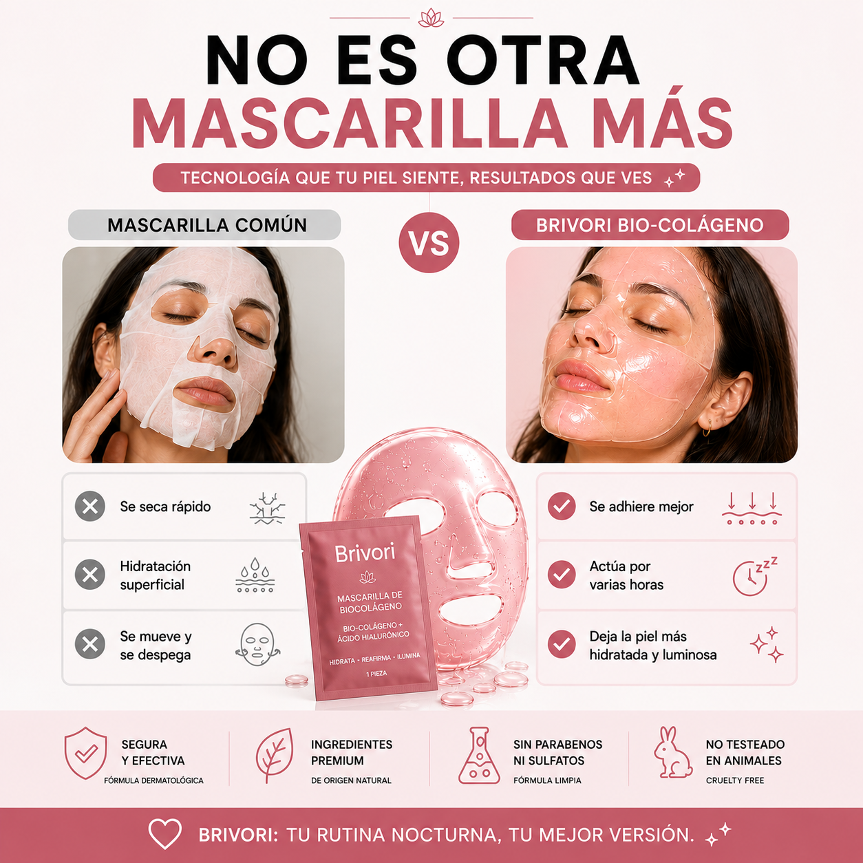Mascarilla de Biocolágeno