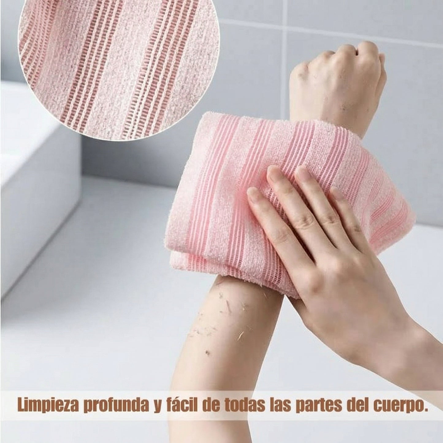 AUREVIA™ - Toalla exfoliante seda pura