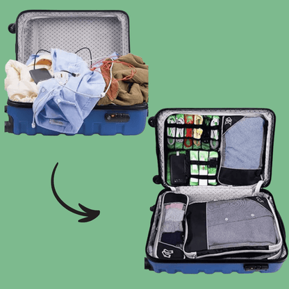 TravelEase™ – Organizadores de Maleta Compactos