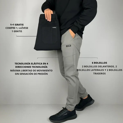 Flexoro™ - Pantalón cargo elástico premium