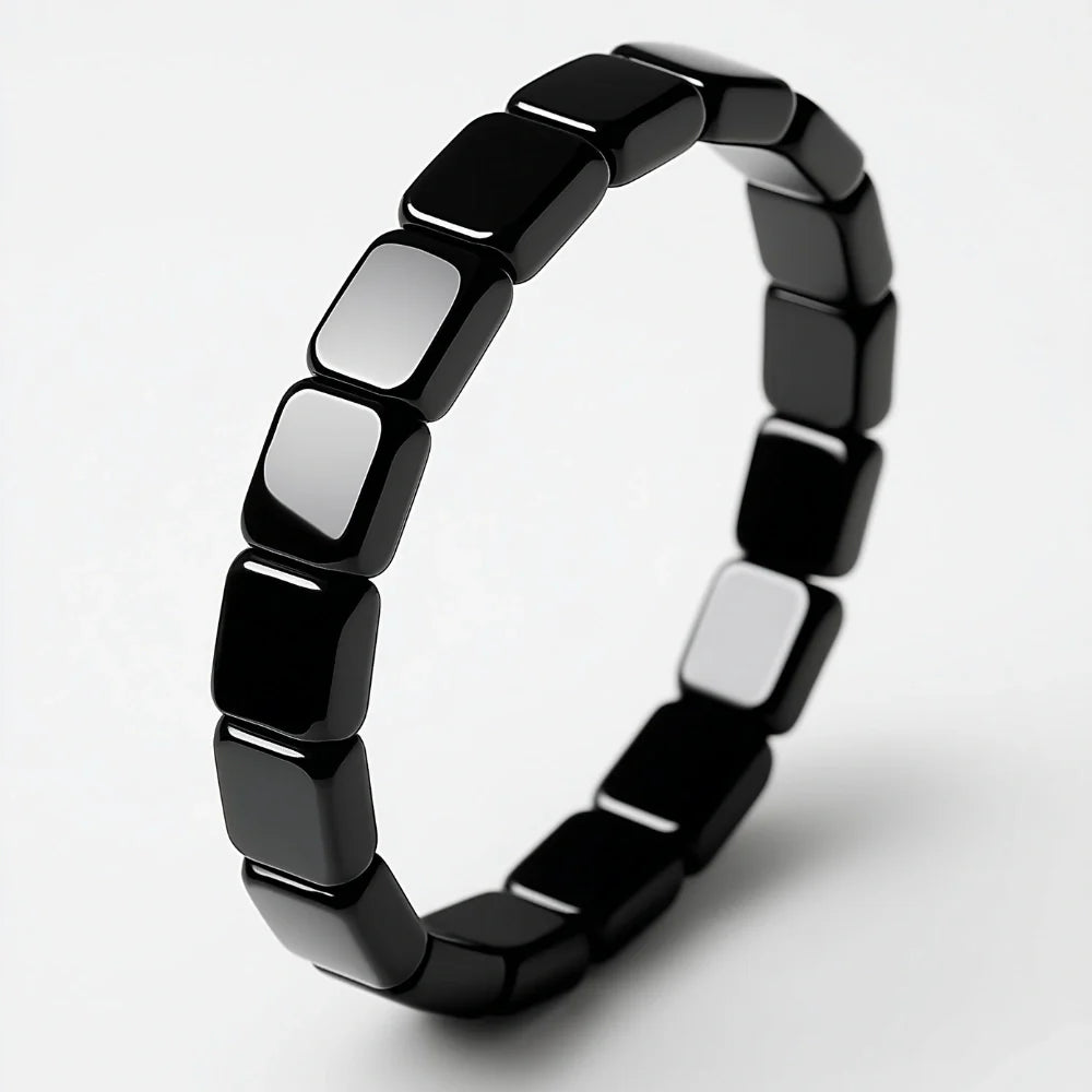 Onyros™ – Pulsera Magnética de Hematita