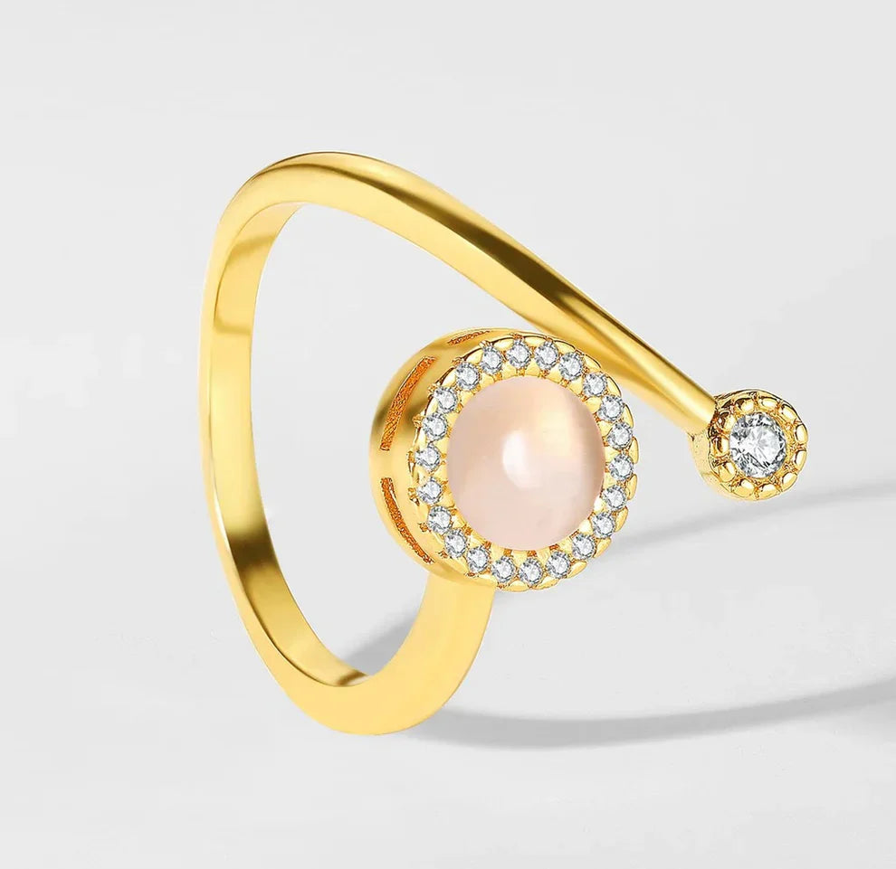 SerenityBloom™ – Anillo contra la ansiedad con diseño floral